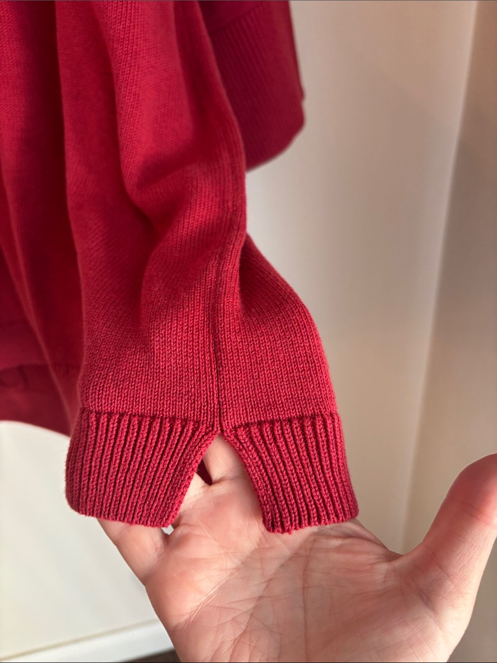 J. Jill women Crimson-Red Button front Cardigan short sleeve sweater Pockets 2XL - Picture 10 of 10